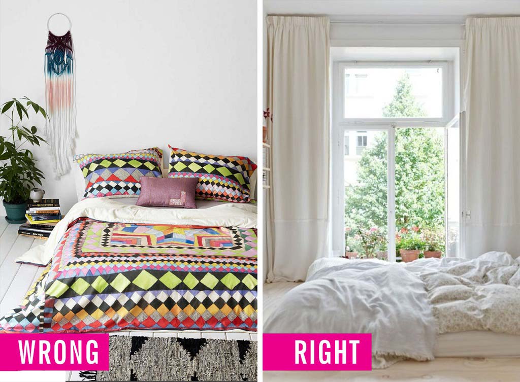  استفاده از ملافه و روتختی با طرح های خیلی شلوغ و روشن بر روی تشک و تخت | خواب آسا : فروشگاه آنلاین کالای خواب